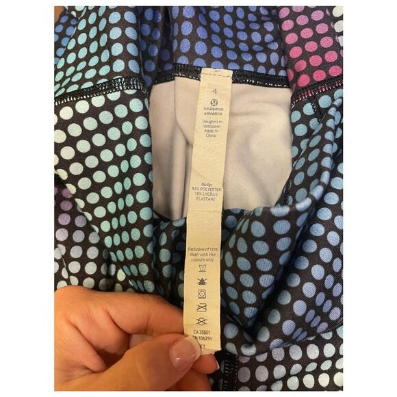Lululemon Wunder Under Pant III Cosmic Dot in Multicolor Size 4 - Picture 2 of 13